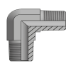 Адаптер 90° NPT(ш) 1" - NPT(ш) 1"