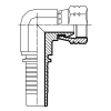 Фитинг JIC (г) 3/4" DN=12 (90°) kompakt