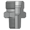 Адаптер ТС P= 6 12x1.5 - BSPT 1/4"(ш)