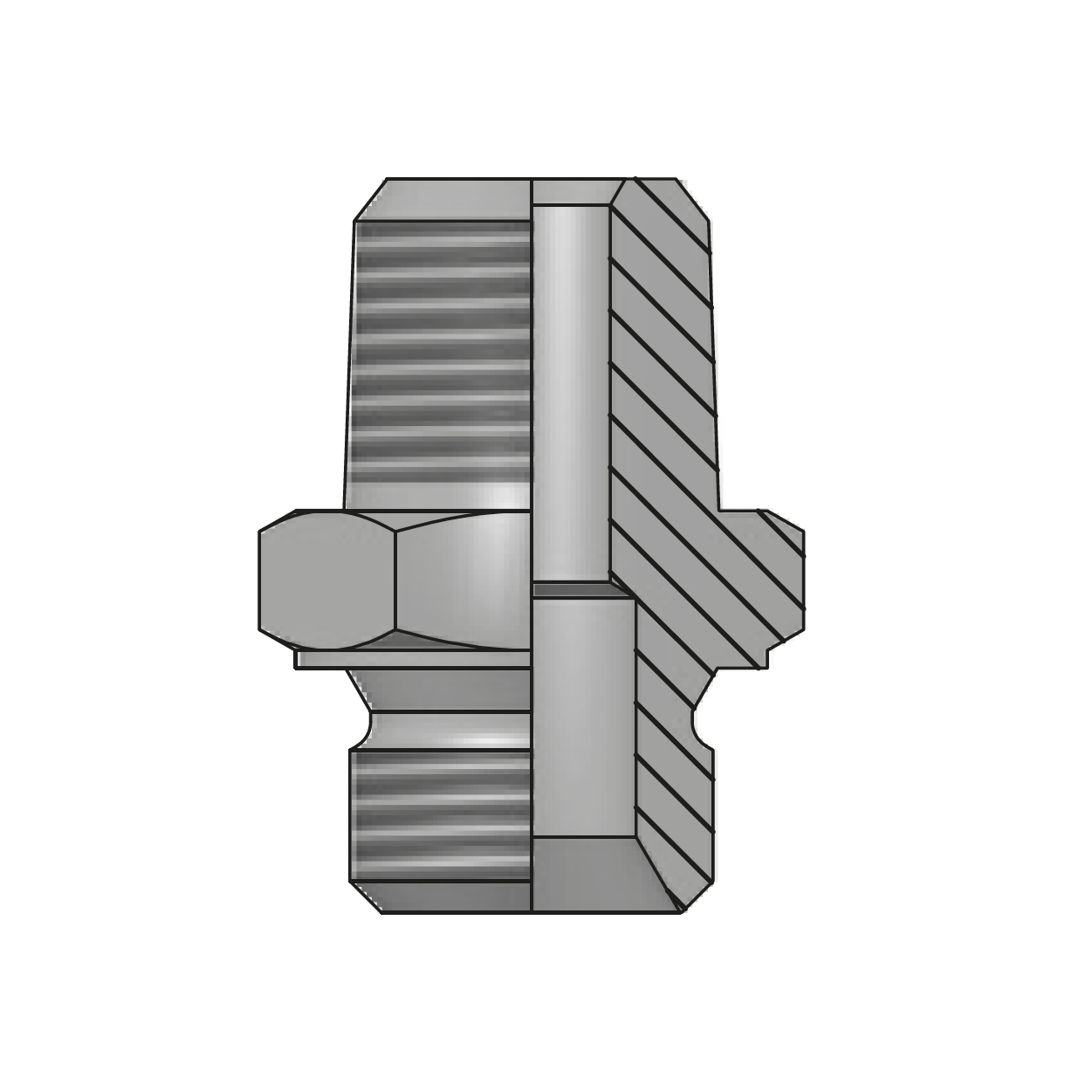 Адаптер BSP(ш) 1.1/4" - BSPT(ш) 1" S50