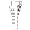 Фитинг BSP (г) 1.1/2" DN=40 (0°) S55