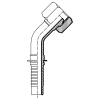 Фитинг BSP (г) 1/2" DN=12 (45°) (O-Ring slip-on nut)