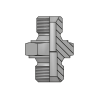 Адаптер BSP(ш) 1.1/2" - BSP(ш) 1.1/4" S55
