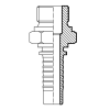 Фитинг BSPflat (ш) 1" DN=25 S41