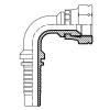 Фитинг JIS(KOMATSU) 16x1.5 DN=10 (90°) S22