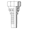 Фитинг BSPflat (г) 1/2" DN=12 (0°) S27