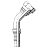 Фитинг BSP (г) 1.1/4" DN=25 (45°) S50