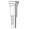 Фланец SFS D=31.7 DN=12 (0°)