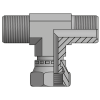 Адаптер тройник BSP(ш) 3/8" - BSP(г) 3/8"  - BSP(ш) 3/8"