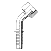Фитинг ORFS (г) 1.3/16" DN=16 (45°) S36