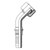 Фитинг DKOS (г) 42x2 DN=25 (45°) InterLock S50