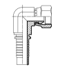 Фитинг BSP (г) 1" DN=25 (90°) Kompakt