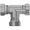 Адаптер тройник BSP(г) 1" - BSP(г) 1"  - BSP(г) 1"