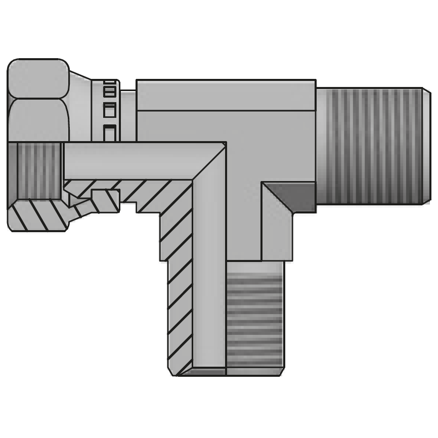 Адаптер тройник DK(ш/ш/г) 16X1.5