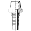 Фитинг BSPT (ш) 1.1/2" DN=40