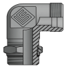 Адаптер ТС 90° P=12 18x1.5 - BSPP 3/8"(ш) контргайка