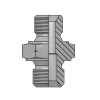 Адаптер BSP(ш) 1" - DK(ш) 24X1.5