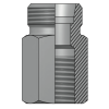 Адаптер ТС P=12 18x1.5 - BSPP 3/8"(F)