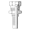 Фитинг JIC (г) 1.1/16" DN=20 (0°) double exagon