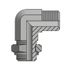 Адаптер 90° BSP(ш) 1.1/4" - BSPP(ш) 1.1/4" o.r.+ контргайка