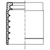 Муфта обжимная 1SC/1SN/2SC DN=06