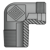 Адаптер ТС 90° P=10 16x1.5 - NPT 1/4"(ш)